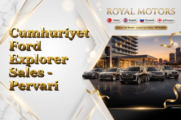 Cumhuriyet Ford Explorer Sales - Pervari
