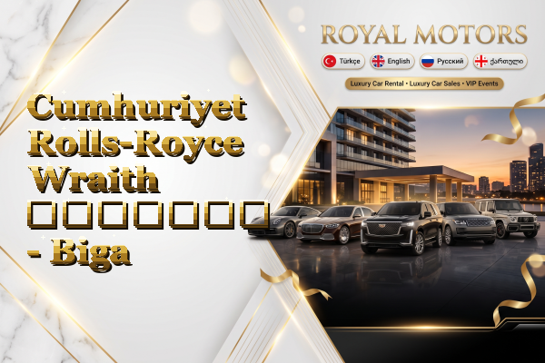 Cumhuriyet Rolls-Royce Wraith გაყიდვა - Biga