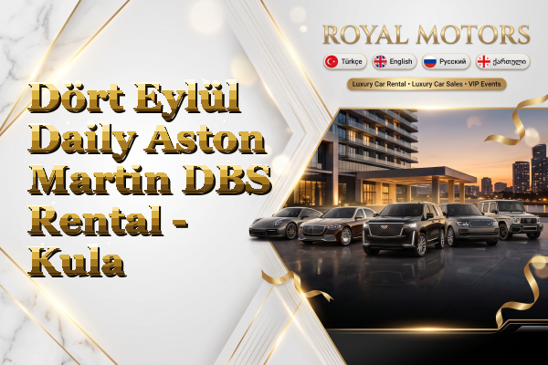 Dört Eylül Daily Aston Martin DBS Rental - Kula
