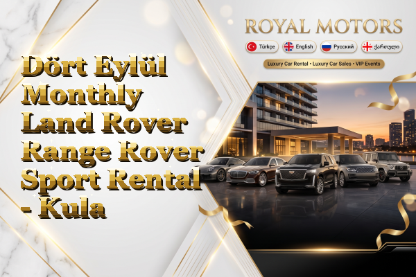 Dört Eylül Monthly Land Rover Range Rover Sport Rental - Kula