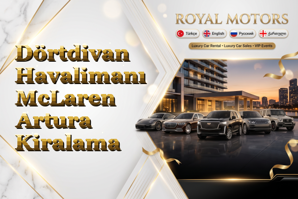 Dörtdivan Havalimanı McLaren Artura Kiralama
