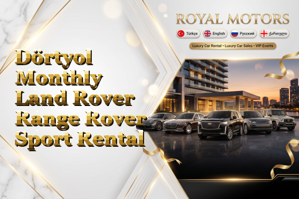 Dörtyol Monthly Land Rover Range Rover Sport Rental