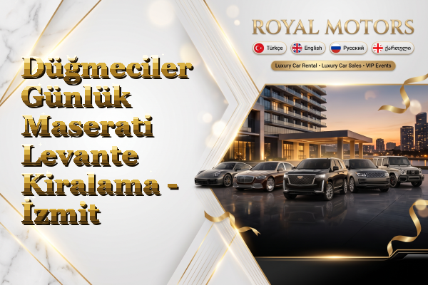 Düğmeciler Günlük Maserati Levante Kiralama - İzmit