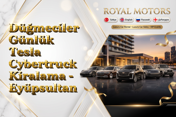 Düğmeciler Günlük Tesla Cybertruck Kiralama - Eyüpsultan