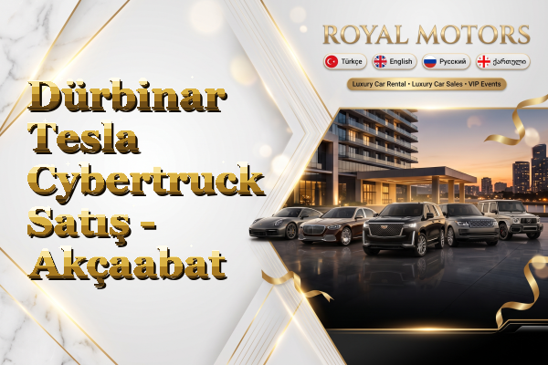 Dürbinar Tesla Cybertruck Satış - Akçaabat