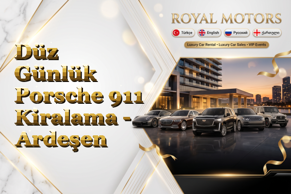 Düz Günlük Porsche 911 Kiralama - Ardeşen