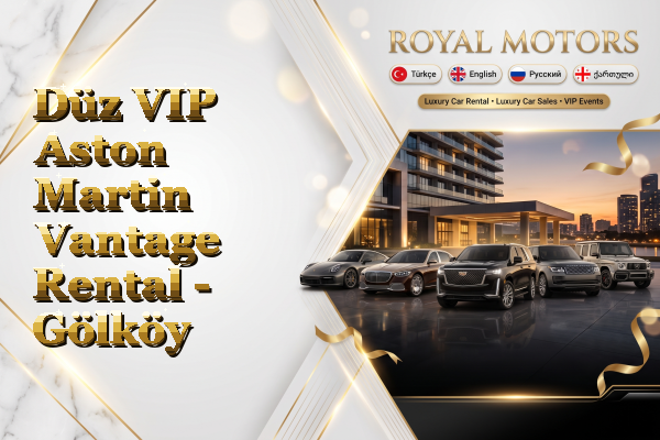 Düz VIP Aston Martin Vantage Rental - Gölköy