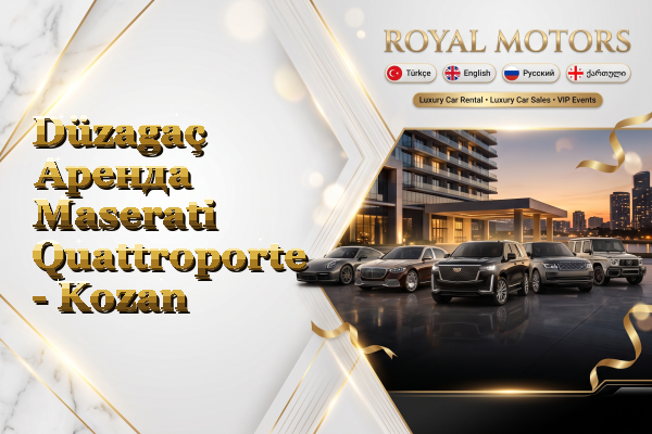 Düzagaç Аренда Maserati Quattroporte - Kozan