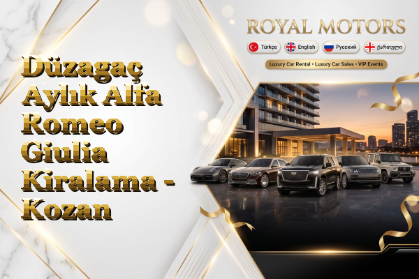 Düzagaç Aylık Alfa Romeo Giulia Kiralama - Kozan
