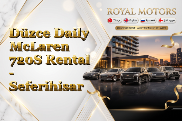 Düzce Daily McLaren 720S Rental - Seferihisar
