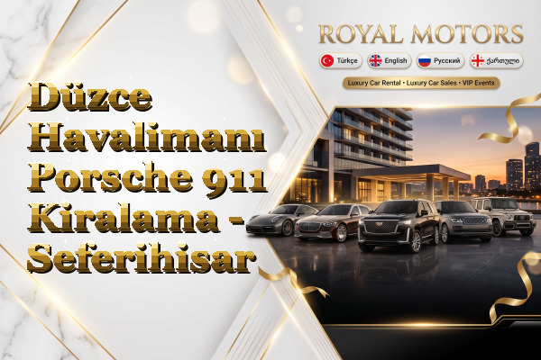 Düzce Havalimanı Porsche 911 Kiralama - Seferihisar