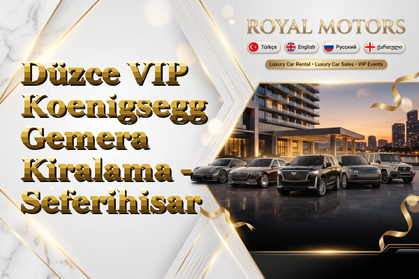 Düzce VIP Koenigsegg Gemera Kiralama - Seferihisar