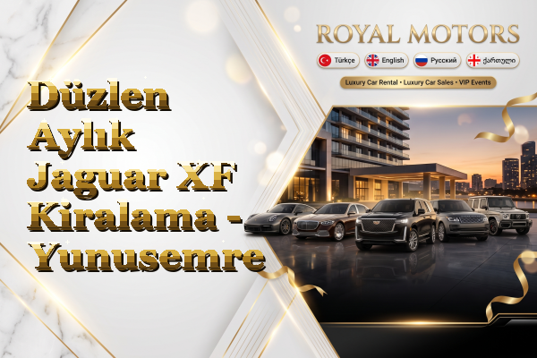 Düzlen Aylık Jaguar XF Kiralama - Yunusemre