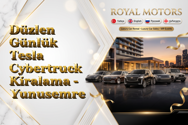 Düzlen Günlük Tesla Cybertruck Kiralama - Yunusemre