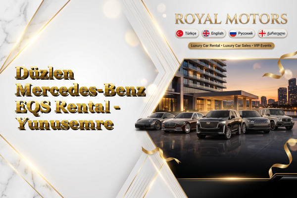 Düzlen Mercedes-Benz EQS Rental - Yunusemre
