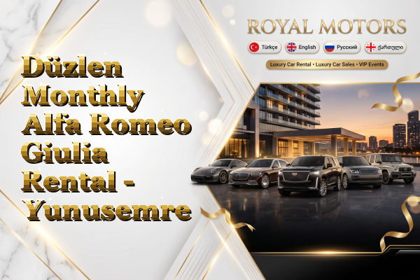Düzlen Monthly Alfa Romeo Giulia Rental - Yunusemre