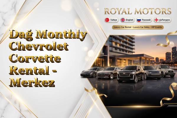 Dağ Monthly Chevrolet Corvette Rental - Merkez