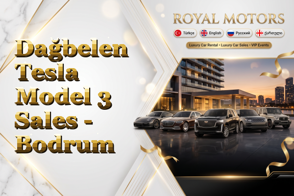 Dağbelen Tesla Model 3 Sales - Bodrum