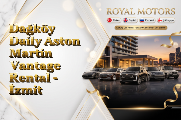 Dağköy Daily Aston Martin Vantage Rental - İzmit