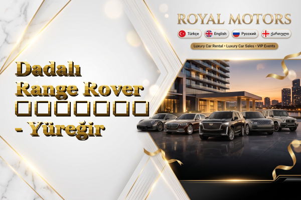 Dadalı Range Rover გაყიდვა - Yüreğir