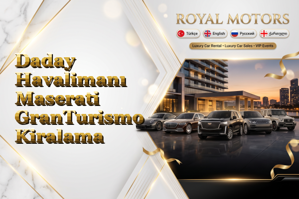 Daday Havalimanı Maserati GranTurismo Kiralama