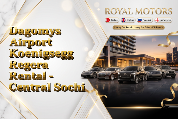 Dagomys Airport Koenigsegg Regera Rental - Central Sochi