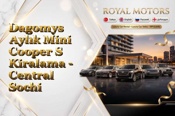 Dagomys Aylık Mini Cooper S Kiralama - Central Sochi