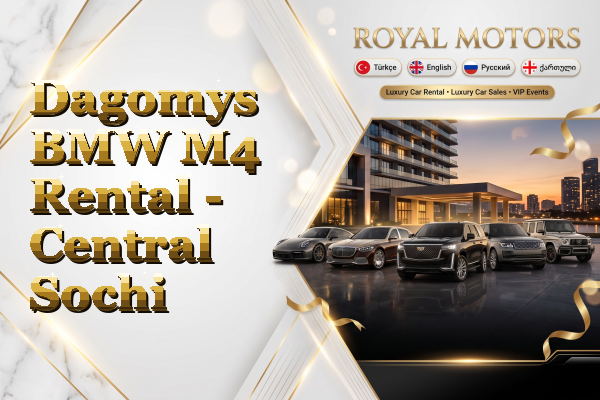 Dagomys BMW M4 Rental - Central Sochi