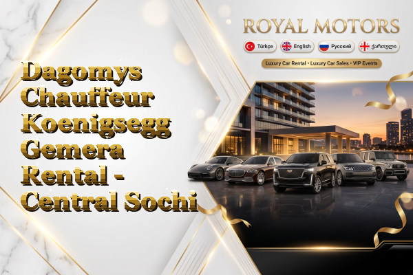 Dagomys Chauffeur Koenigsegg Gemera Rental - Central Sochi