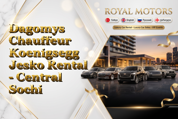 Dagomys Chauffeur Koenigsegg Jesko Rental - Central Sochi