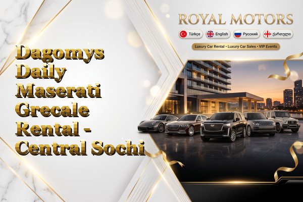 Dagomys Daily Maserati Grecale Rental - Central Sochi