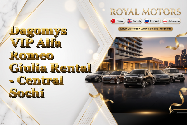Dagomys VIP Alfa Romeo Giulia Rental - Central Sochi
