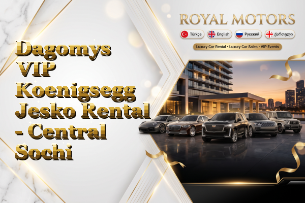 Dagomys VIP Koenigsegg Jesko Rental - Central Sochi