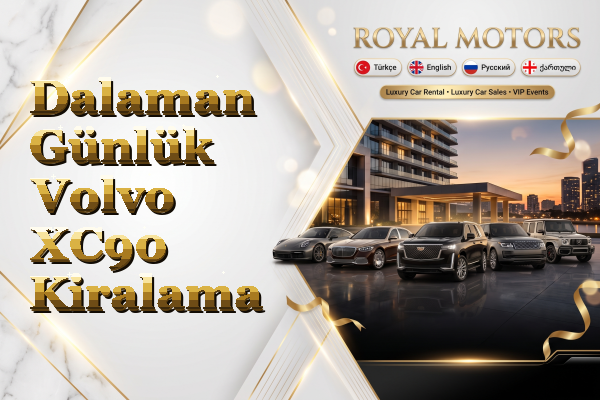 Dalaman Günlük Volvo XC90 Kiralama