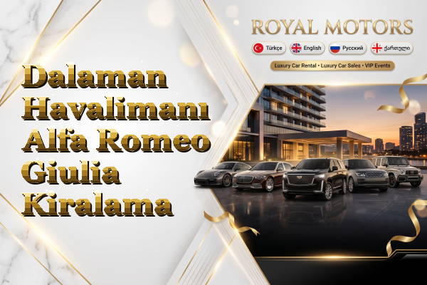 Dalaman Havalimanı Alfa Romeo Giulia Kiralama