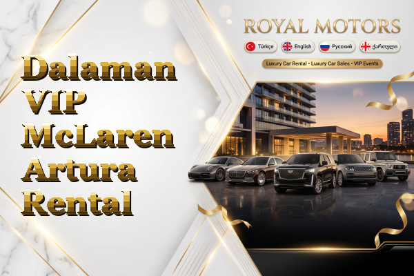 Dalaman VIP McLaren Artura Rental