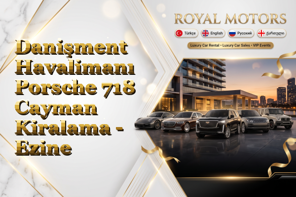 Danişment Havalimanı Porsche 718 Cayman Kiralama - Ezine