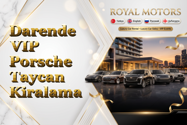 Darende VIP Porsche Taycan Kiralama