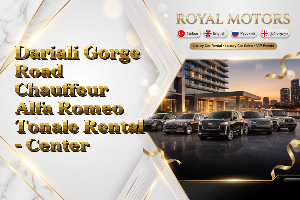 Dariali Gorge Road Chauffeur Alfa Romeo Tonale Rental - Center