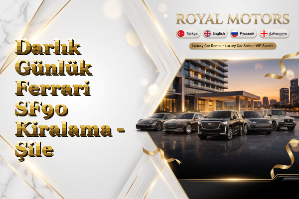 Darlık Günlük Ferrari SF90 Kiralama - Şile