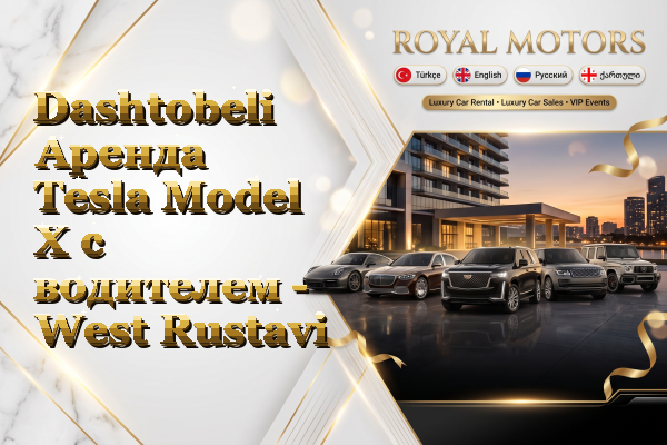 Dashtobeli Аренда Tesla Model X с водителем - West Rustavi
