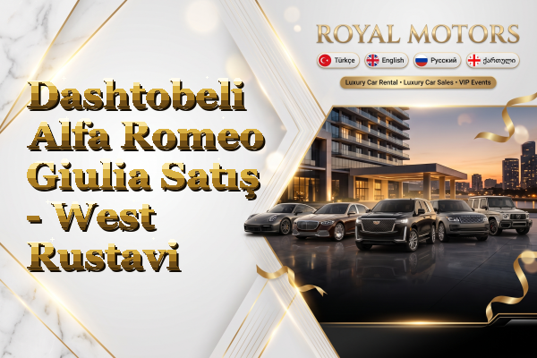 Dashtobeli Alfa Romeo Giulia Satış - West Rustavi