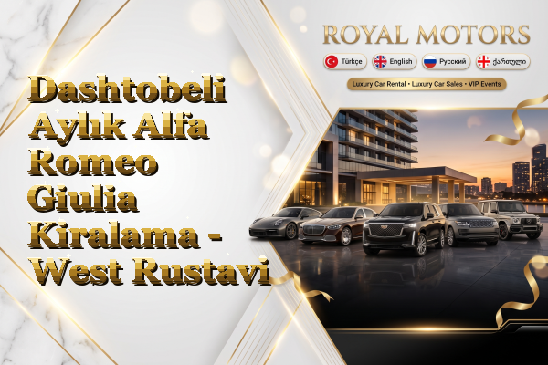 Dashtobeli Aylık Alfa Romeo Giulia Kiralama - West Rustavi