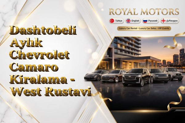 Dashtobeli Aylık Chevrolet Camaro Kiralama - West Rustavi