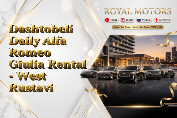 Dashtobeli Daily Alfa Romeo Giulia Rental - West Rustavi