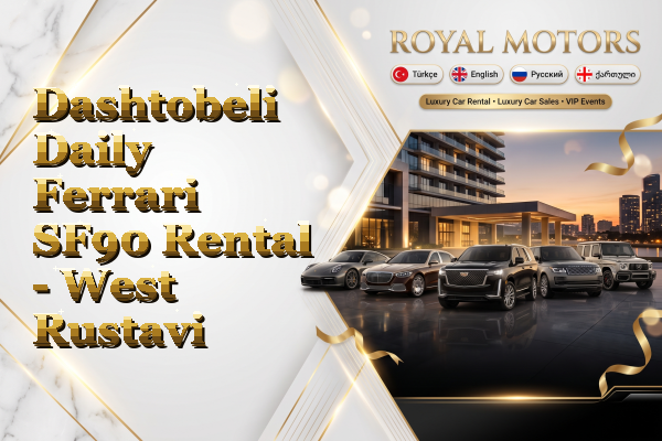 Dashtobeli Daily Ferrari SF90 Rental - West Rustavi