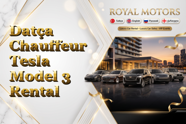 Datça Chauffeur Tesla Model 3 Rental
