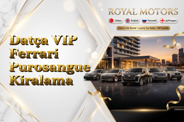 Datça VIP Ferrari Purosangue Kiralama
