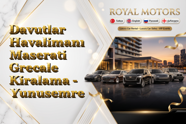 Davutlar Havalimanı Maserati Grecale Kiralama - Yunusemre