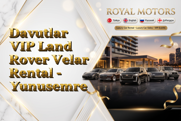 Davutlar VIP Land Rover Velar Rental - Yunusemre